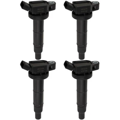 Fit For 2010 2011 2012 Lexus HS250h L4 2.4L 4x Ignition Coils UF333 US - Image 1 of 4