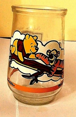 Vaso de gelatina Welch's vintage Disney TIGGER 4" Foto 1 de 4