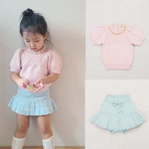 Ins Explosive Spring and Summer Exquisite Girls Super Soft Knitted Sweater Pants - Picture 1 of 13