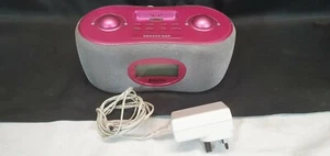 Radio Sveglia DCSS con Docking iPod Modello: DS452P in ROSA con Alimentatore - Foto 1 di 12