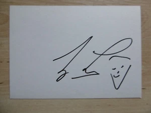 Jay Leno "Talkmaster" Autogramm signed 10x15 cm Karteikarte - Picture 1 of 1