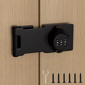 Closet Door Lock Keyless Cabinet Door Locks 3-Digit Password Combination Lock... - Picture 1 of 9