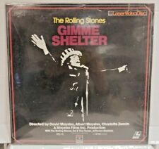 The Rolling Stones Gimme Shelter Documentary RCA 1970 1983 Laserdisc 112421TILD2