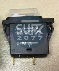 1PCS New 2410-200-149-1500 15A 250 rocker switch circuit breaker 2 positions - Picture 1 of 2
