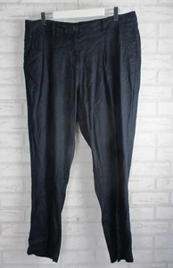 Blue Illusion womens pants navy blue L, 14 cotton mix pockets - Picture 1 of 11