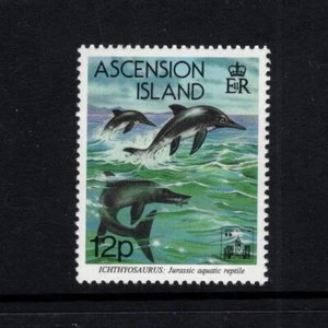 Pez dinosaurio reptil acuático jurásico Ichthyosaurus Ascension 1994 SG 619 NH - Imagen 1 de 1