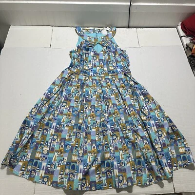 Tienda de vestidos de los parques de Disney Mickey Minnie Mouse para mujer talla L logotipo estampado por todas partes Foto 1 de 4