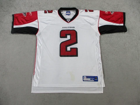 Atlanta Falcons Jersey Adult Large White Red Matt Ryan Reebok NFL Football Mens Cover