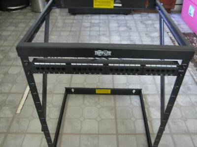 Tripp Lite SRW08022 wall mount with data socket bar IT network cable system - Image 1 of 4