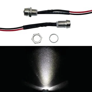 5x Superhelle Signal Schraub LEDs Neutral Weiß 4500K 5V 20cm Kabel 10000…15000mc - Picture 1 of 3