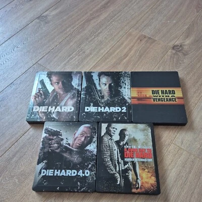 Die Hard Steelbook Blu-Ray Collection Rare OOP Steelbooks - Full Set - Image 1 of 4