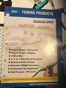 Hopkins Manufacturing 2003 HOPPY Trailer Towing Products Catalog & Instulation - Picture 1 of 4