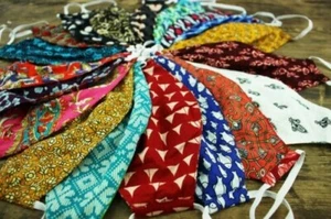 Wendbar Leichte Baumwolle Face-Mask LoudElephant Weich Abdeckung Nachhaltig - Picture 1 of 55