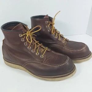 Red Wing Heritage 8138 Herren klassischer Mokassin 6" Briar Oil Slick Stiefel 8 2E USA - Bild 1 von 11