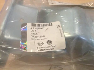 GENUINE SEALED RENAULT TRAFIC VAUXHALL VIVARO BACK DOOR LOWER HINGE 93458937 - Picture 1 of 7