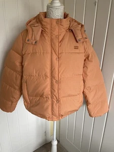 LEVI'S DAMAS MELOCOTÓN QUINN CHAQUETA ACOLCHADA CORTA TALLA XL REINO UNIDO NUEVA CON ETIQUETAS - Imagen 1 de 8