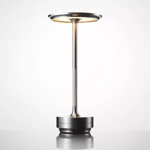Ambientec Turn stainless LED Table Lamp TN001-01SS USB Charge Modern NEW - Picture 1 of 7