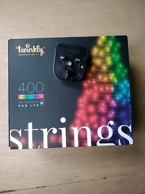 Twinkly TWS400STPBUK String Light 400 RGB New  - Image 1 of 4