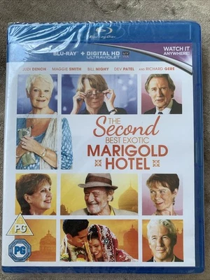 The Second Best Exotic Marigold Hotel Blu-ray New and Sealed - Image 1 of 2
