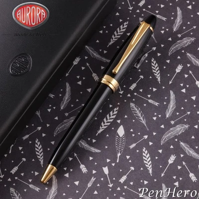 Aurora Ipsilon 黑色圆珠笔 B31-N — 第 1/3 张图片
