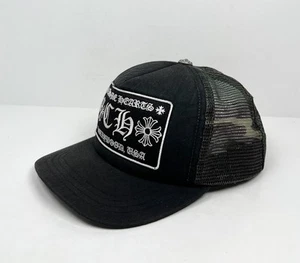 Cappellino camionista cuori cromati nero mimetico ⚔️ leggermente usato/100% autentico! - Foto 1 di 11