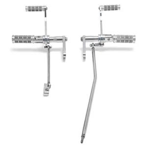 Aluminum Forward Controls Footpegs for Harley Dyna Street Bob FXDB 2006-2017 16 - Picture 1 of 10