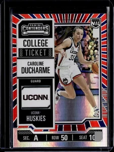 2024-25 Panini University of Connecticut #11 Red White Blue Caroline Ducharme - Picture 1 of 2