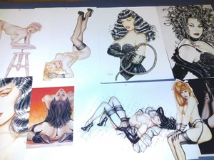 Olivia De Berardinis 1990 - 1993 Kalender Pin Up Art - Betty Page - Info lesen!! - Bild 1 von 13