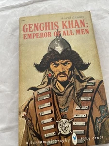 Dschingis Khan Kaiser aller Menschen, Harold Lamb 1957 Bantam Biographie Taschenbuch - Bild 1 von 7