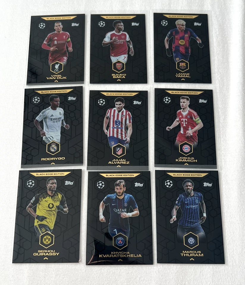 Topps Match Attax Champions League 25/26 Black Edge Edition Pick BE1-BE9 - Image 1 of 1