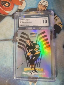 1996-97 Score #6 Mario Lemieux Dream Team CGC 10 - Picture 1 of 2