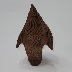 Pinguin Holz Skulptur 5,25" handgeschnitzt California Redwood Figur MCM EUC  - Bild 1 von 8