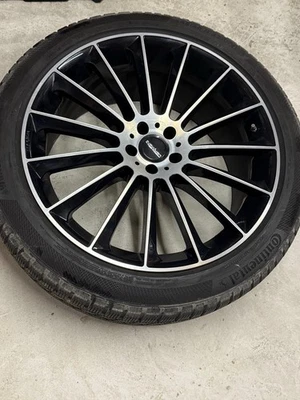 22 Zoll Alu Felgen Auf Winterreifen Continental 285/40 R22 V XL + Teilgutachten - Bild 1 von 4