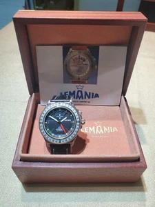 Reloj de Yate Lemania Elvstrom Regatta Años 80 Acero Inoxidable con Caja y Papel - Imagen 1 de 8