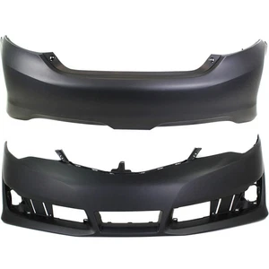 For 2012-2014 Toyota Camry Front & Rear Bumper Covers Set Primed - Bild 1 von 12