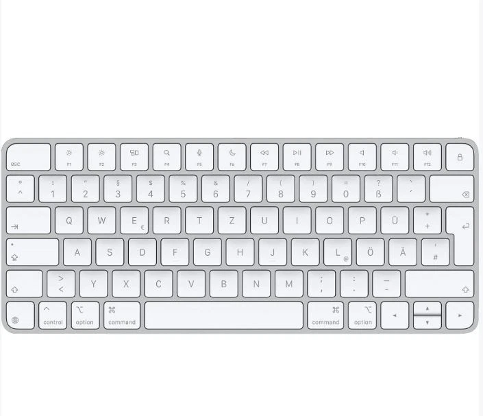 APPLE Magic Keyboard, Tastatur, kabelgebunden und kabellos, Weiß - Bild 1 von 1