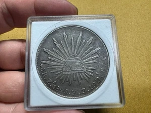 1890 Mexico Coins 8 Reales ZS FZ_LDP Shop. - Picture 1 of 2