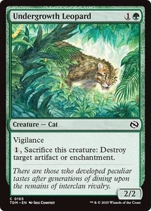 UNDERGROWTH LEOPARD x4 mtg NM-M Tarkir Dragonstorm 4 Common - Picture 1 of 1