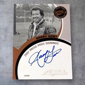 Harry Gant SKOAL BANDIT PACK PULLED signed HOFer card 2007 PRESS PASS SIGNINGS - Picture 1 of 2