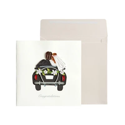 Lang Companies,  Just Married Car Greeting Card - Image 1 of 4