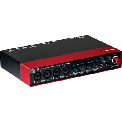 Steinberg UR44C RD 6-In 4-Out USB 3.0 Audio Interface (Red) w/Power Supply - Image 1 of 4