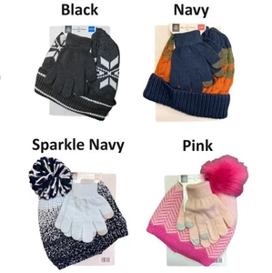 Member's Mark Kids Texting Tips Warming and Cozy Hat and Glove Set - Picture 1 of 9