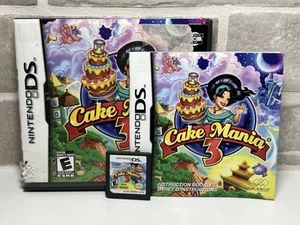 Cake Mania 3 Nintendo DS 2009 CIB Complete in Box w/manual - Picture 1 of 8