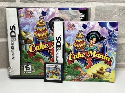 Cake Mania 3 Nintendo DS 2009 CIB Complete in Box w/manual - Image 1 of 4