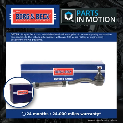 Steering Rod Assembly fits AUDI 80 B2 2.2 82 to 84 KK B&B 857501499C Quality New - Image 1 of 4