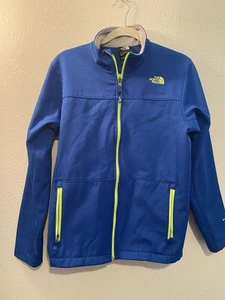 The North Face Apex Elevation Windwall Jacket Boys XL blue And Neon - Picture 1 of 7