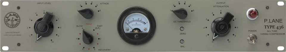 Heritage Audio LANG P.Lane Type 436 Tube Compressor - Image 1 of 2