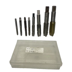 Set Rubinetto Manuale Misto 8pz - Misure e Marche Miste con Custodia - Usato - Foto 1 di 24