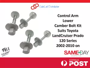 Kit de pernos de inclinación inferior del brazo de control delantero para Toyota LandCruiser Prado serie 120 - Imagen 1 de 3