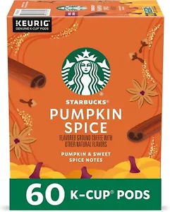K-Cup Coffee Pods, Pumpkin Spice Naturally Flavored Coffee for Keurig Coffee - Picture 1 of 6